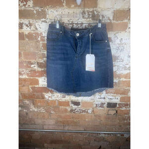 NWT A‎ Beautiful Soul Denim Mini Skirt Size X